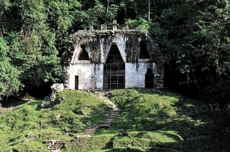 Pre-Columbian Maya site of Palenque