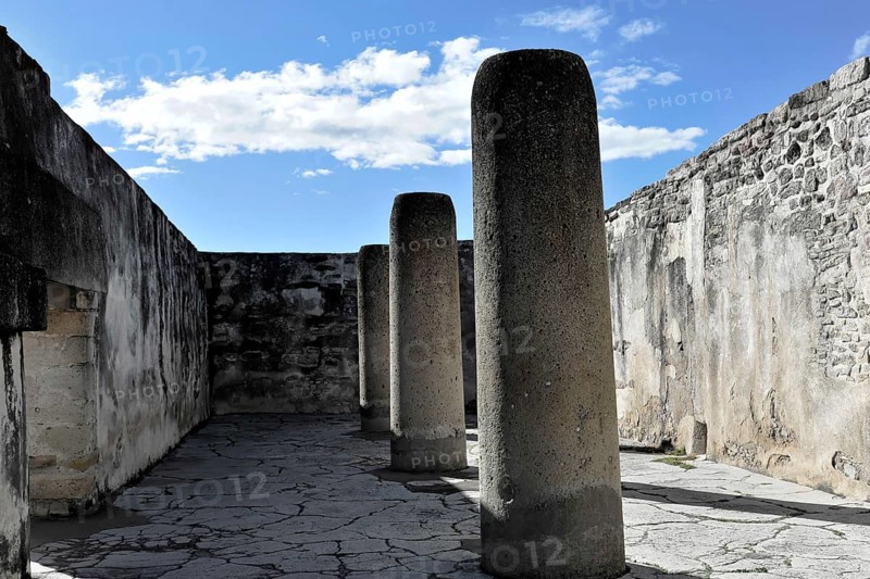 Mitla archeological site from the Zapotec culture