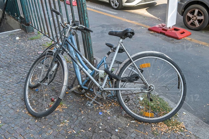 Bicycle chained