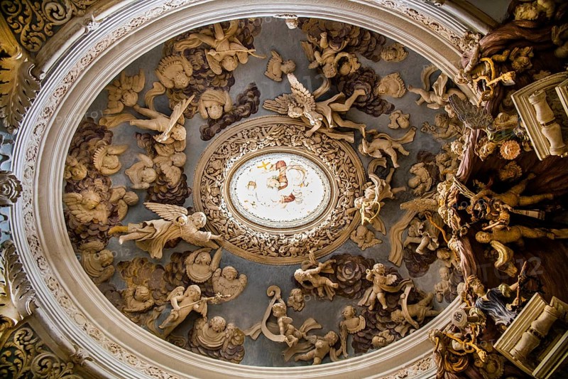 Baroque ceiling of San Domenico
