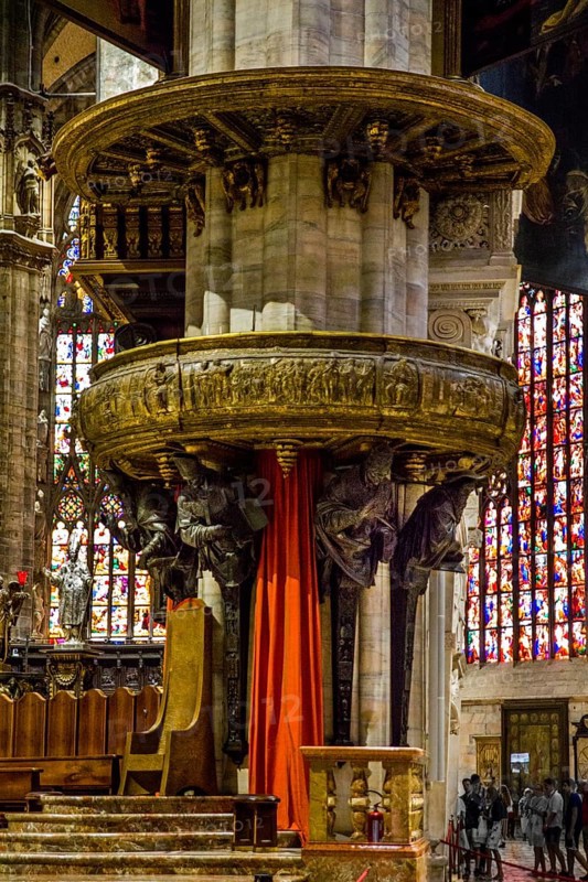 Interior with pulpit