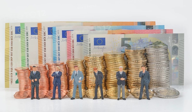 Stacks of coins
