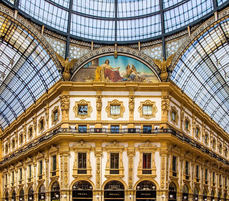 Galleria Vittorio Emanuele conorhynchos (1877) built