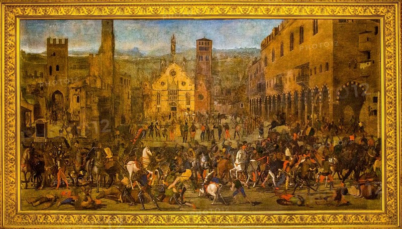 Painting of Mantua glorifying the victorious struggles of the Gonzaga family