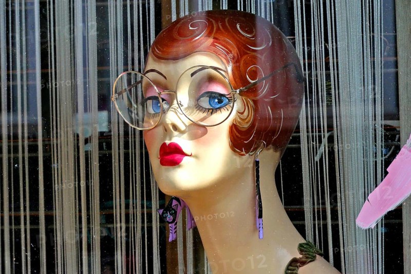 Opticians shop window