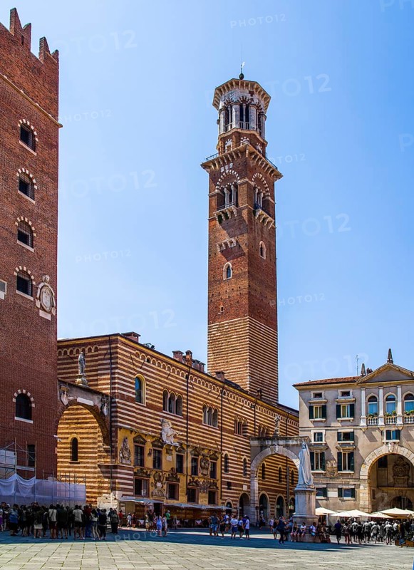 Piazza delle Erbe with Torre dei Lamberti