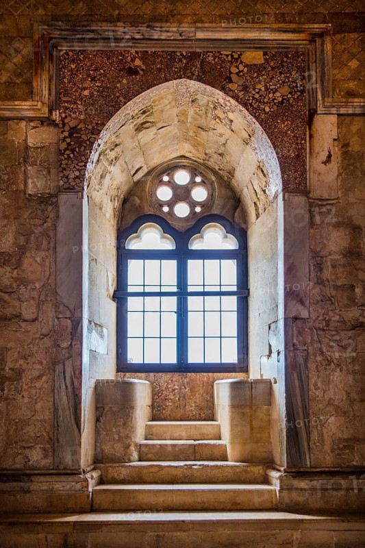 Interior of the castle