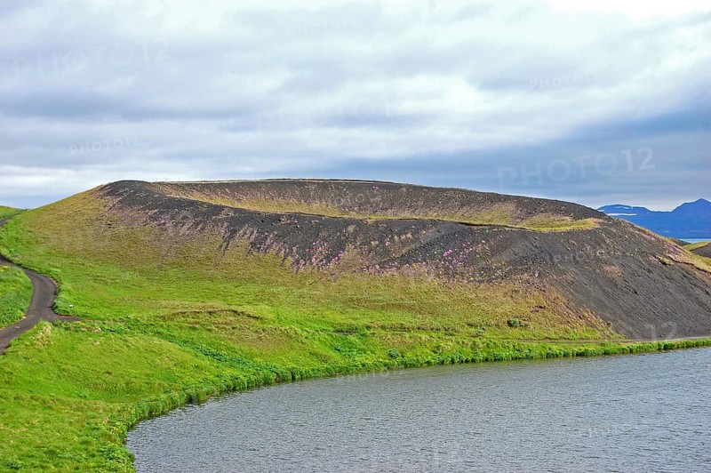Pseudo-crater at Lake Myvatn