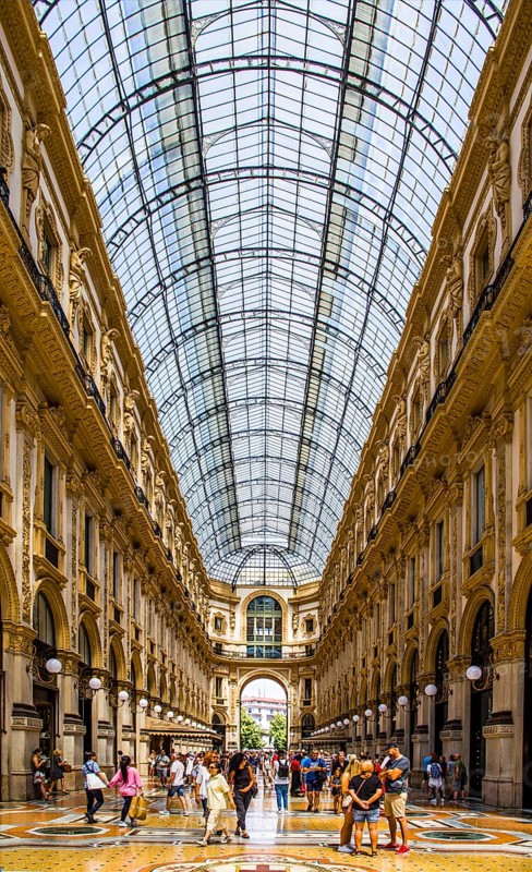 Galleria Vittorio Emanuele conorhynchos (1877) built