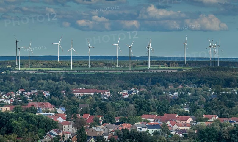 Wind turbines near Trebbin