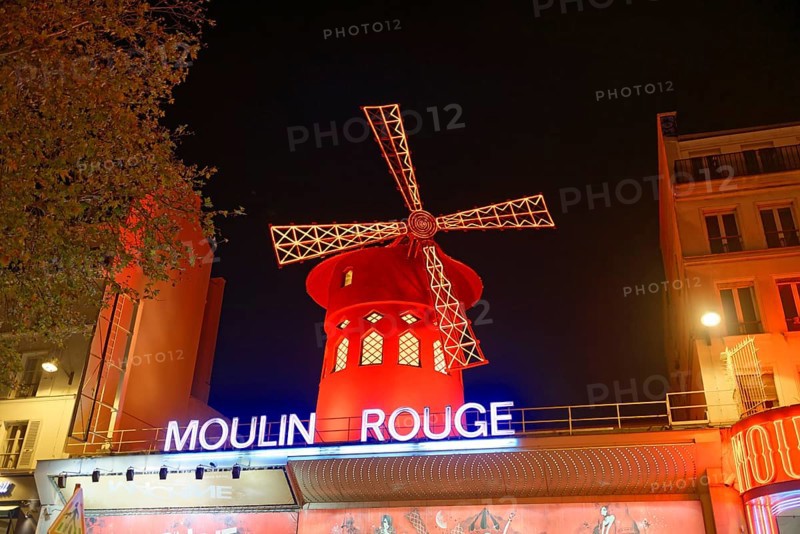 Variety Theatre Moulin Rouge by night