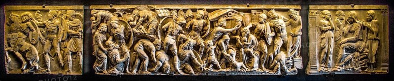 Scene of the fall of Troy
