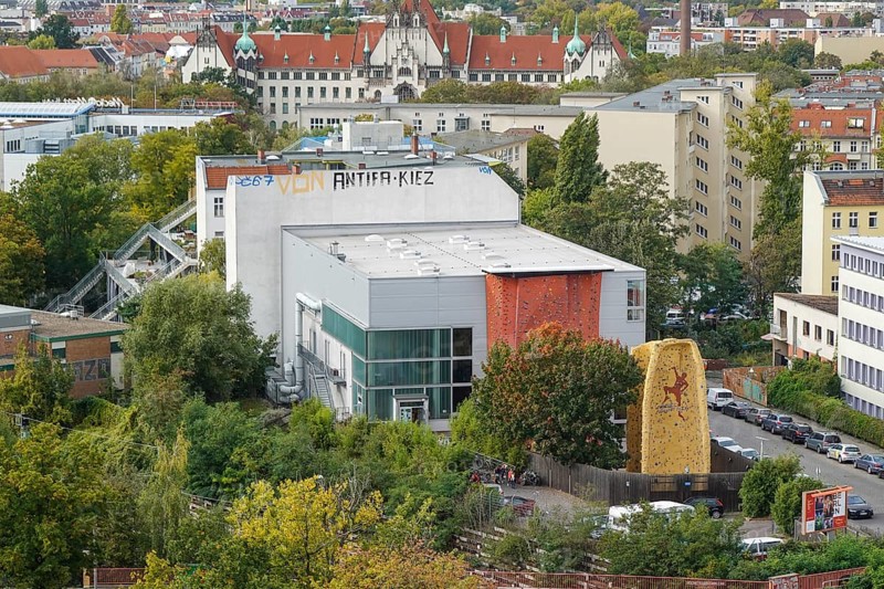 Magic Mountain climbing hall