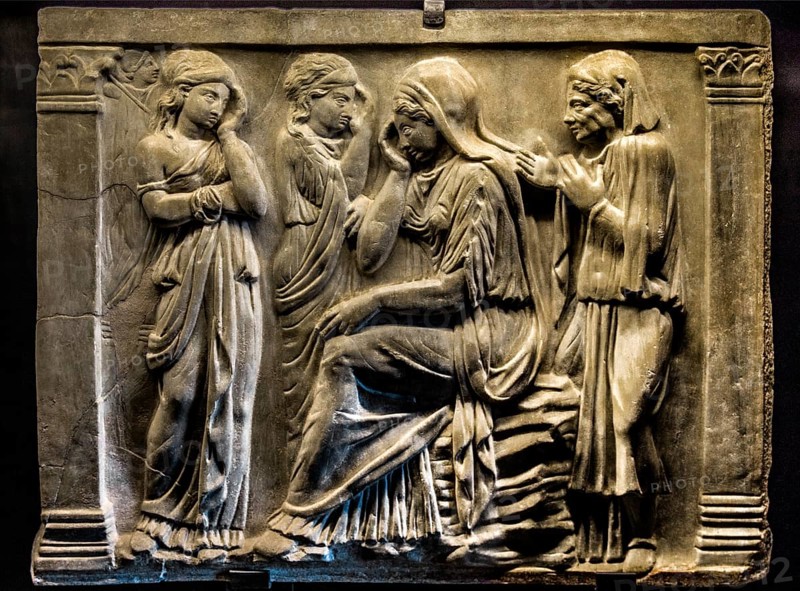 Scene of the fall of Troy