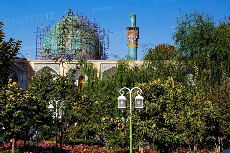 View from the Abbasi Hotel of the Medrese-ye-Chahar Bagh