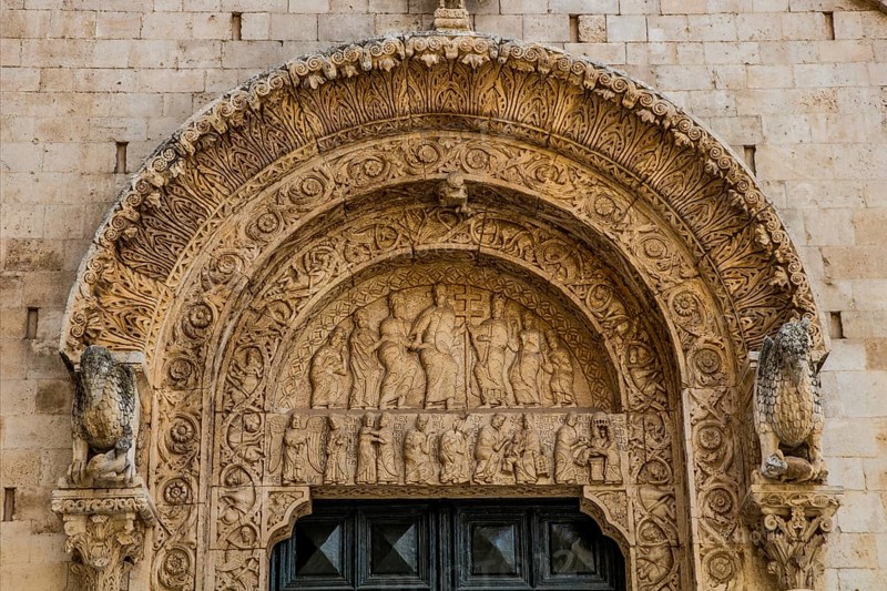 Portal of the Cathedral of San Valentino