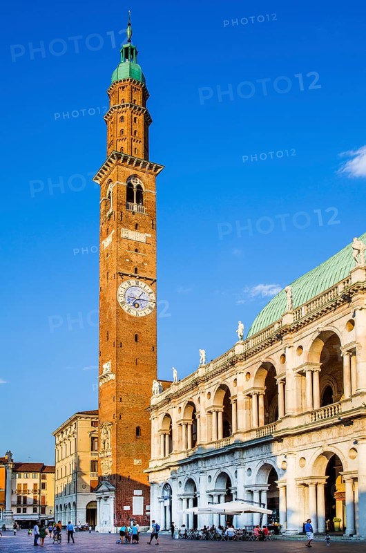 Torre Bissara at the former Palace of Justice Basilica Palladiana