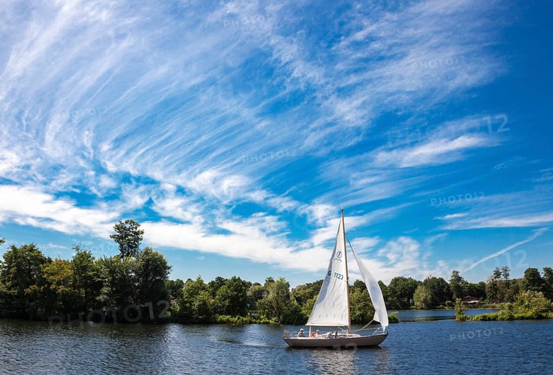 Sailing boat on Lake Tegel