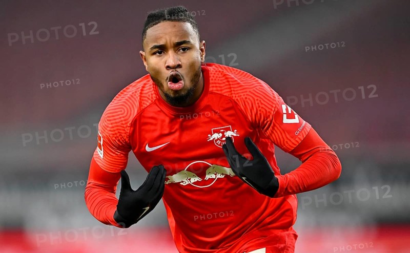 Christopher Nkunku RasenBallsport RB Leipzig RBL Goal celebration