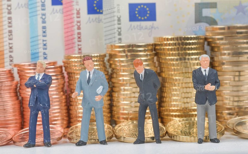 Stacks of coins