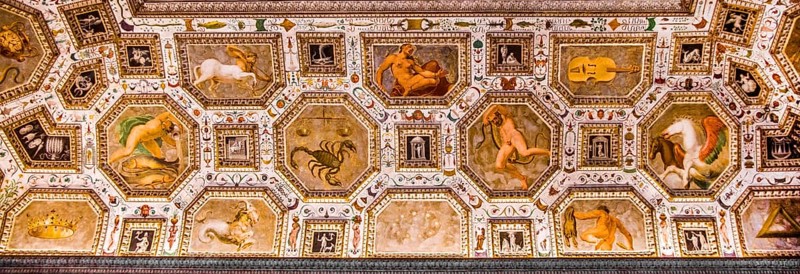 Bartolomeo Ridofi: Ceiling painting Room of the Fermament