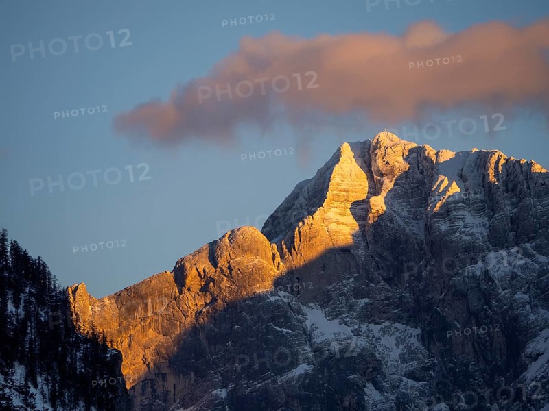 Summit of the Hochtor Group in the evening light