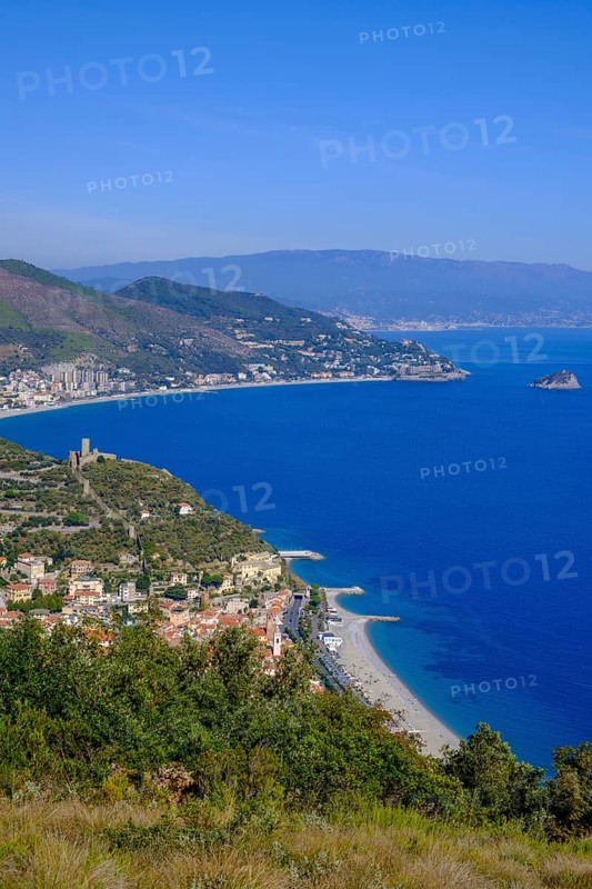 View of Le Manie coast on Noli