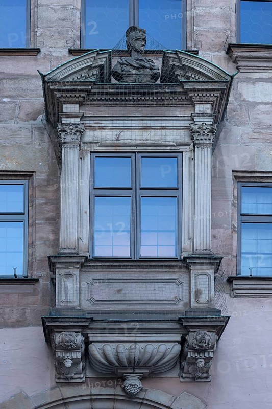 Historic oriel at the Fembohaus