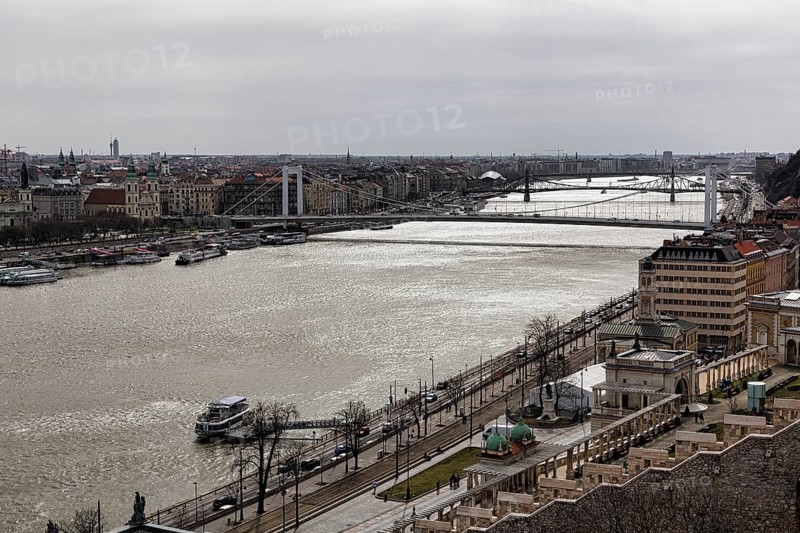 View from above of Danube