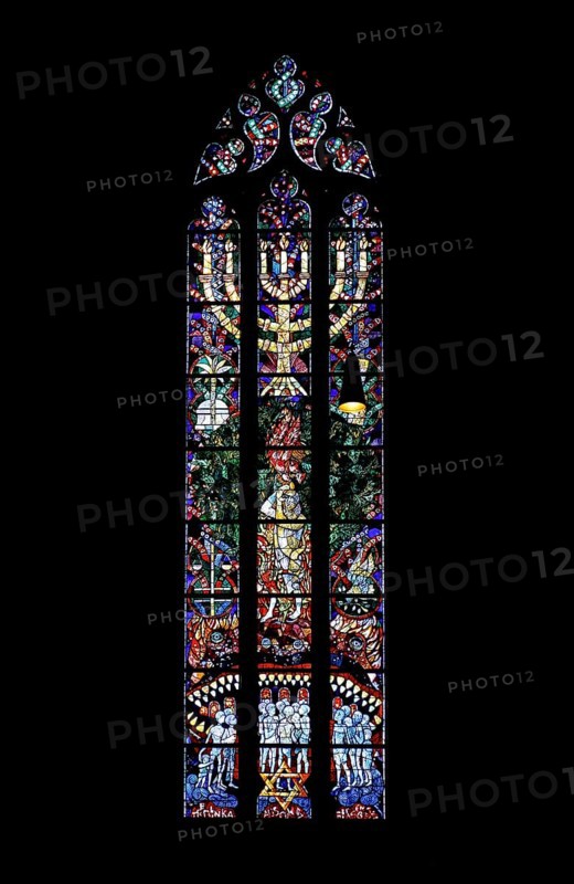 Israel window by Hans Gottfried von Stockhausen in Ulm Cathedral