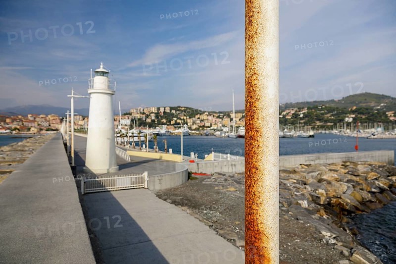 Harbour with lighthouse in Porto Maurizio