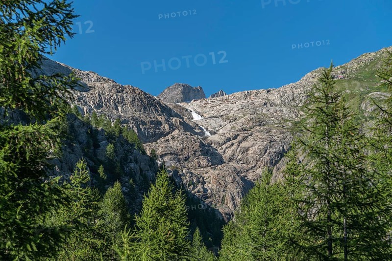 Massif of the Rhone Glacier from the Rhone Valley