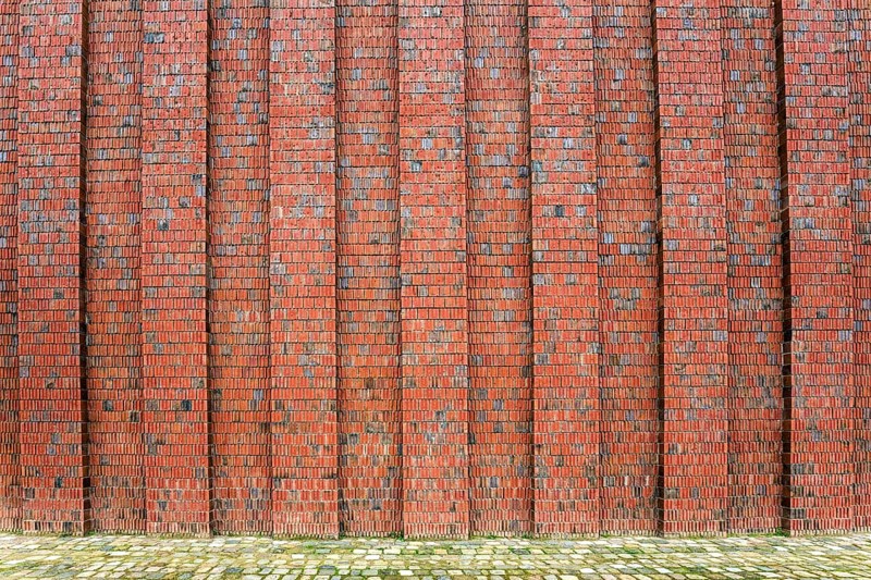 Brick facade Museum Kueppersmuehle