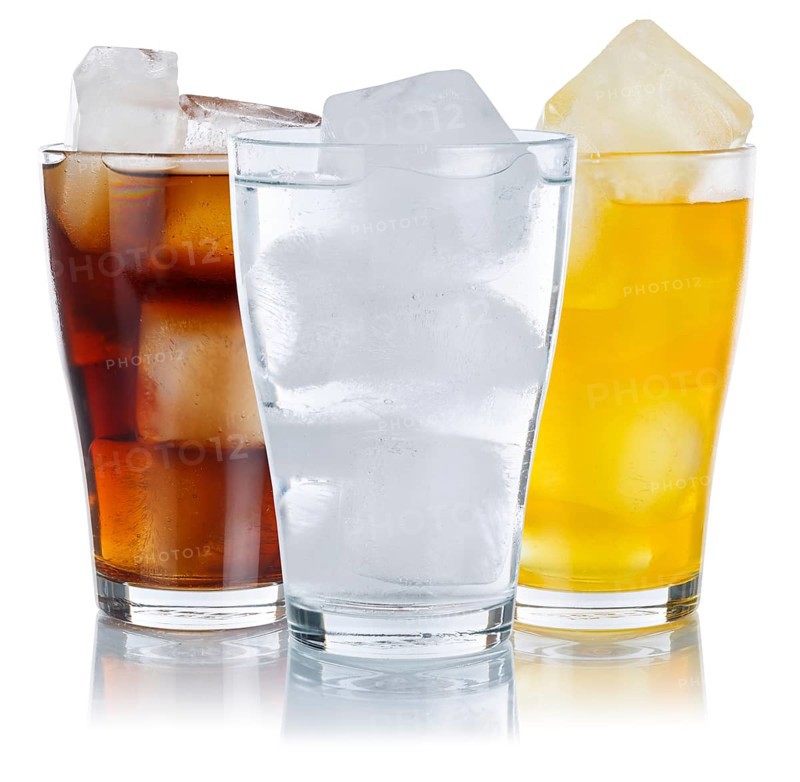 Drinks Lemonade Cola Soft drinks in a glass