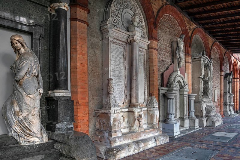South cemetery with tomb