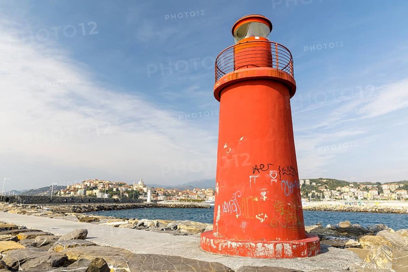 Harbour with lighthouse in Porto Maurizio