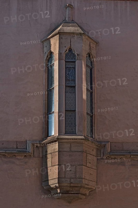 Historic oriel at the Old Town Hall