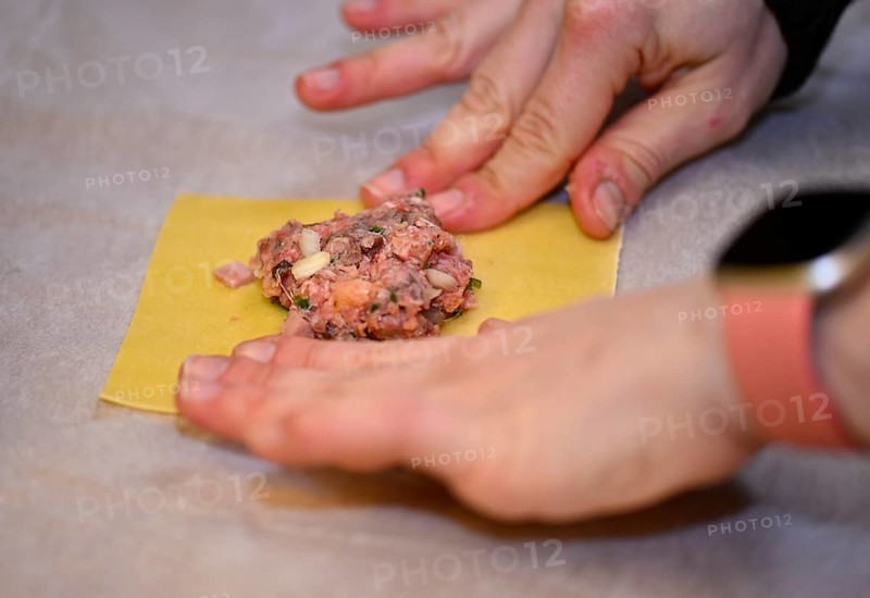 Production of Swabian Maultaschen
