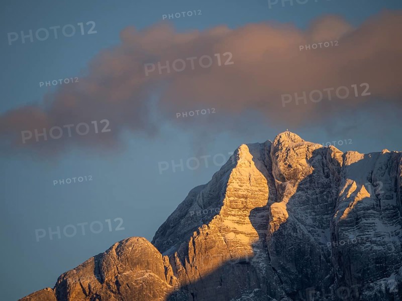 Summit of the Hochtor Group in the evening light