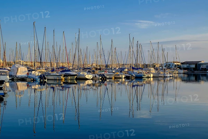 At the port