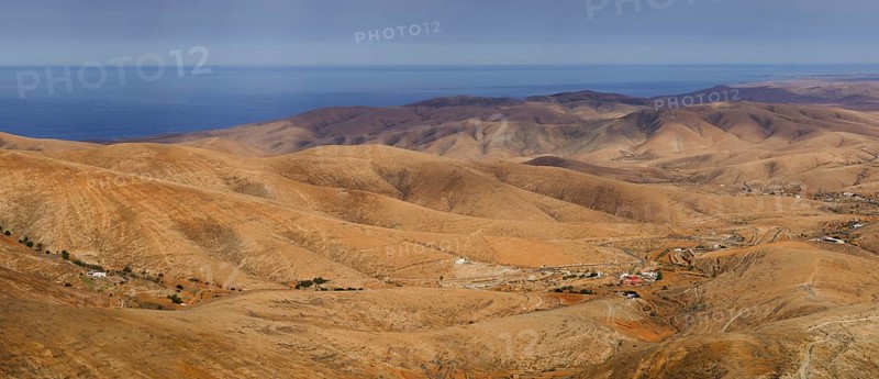 View from the viewpoint Mirador Morro Velosa to Valle de Santa Ines