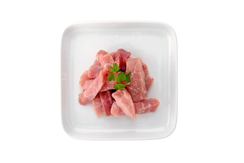 Pork cutlets on a plate