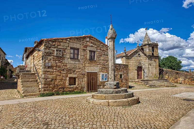 Stone pillory and Main Church