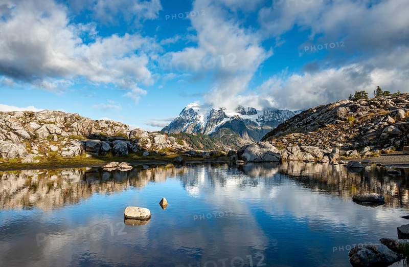 Reflection in the lake at Huntoon Point