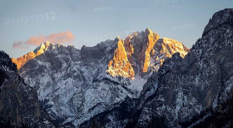 Summit of the Hochtor Group in the evening light