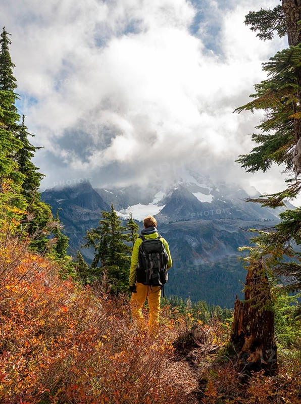 Hikers at Huntoon Point