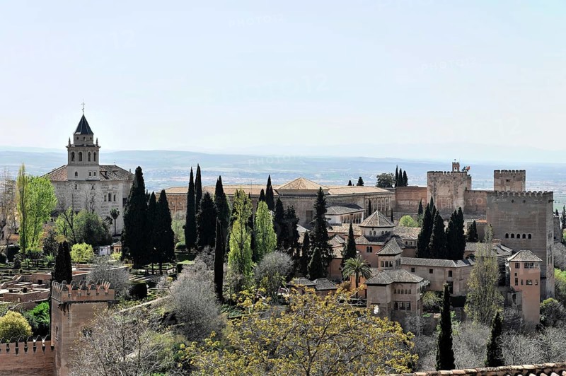 View of the Alhambra from the Generalife