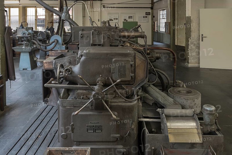 Lathe of a former valve factory