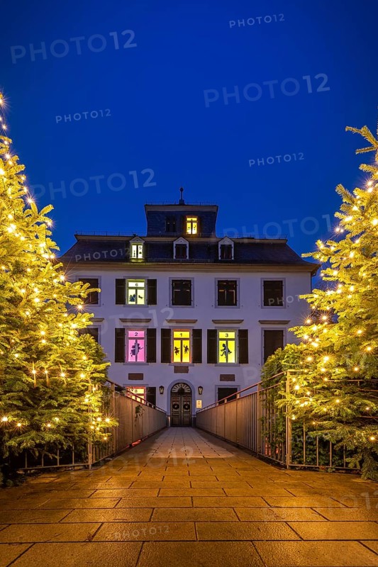 The beautiful Holzhausenschloesschen at Christmas