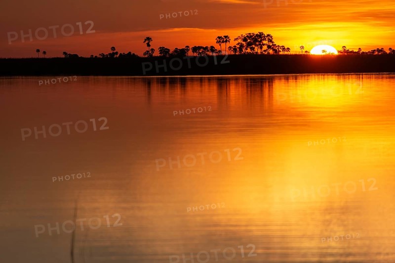 Sunset at Linyanti River